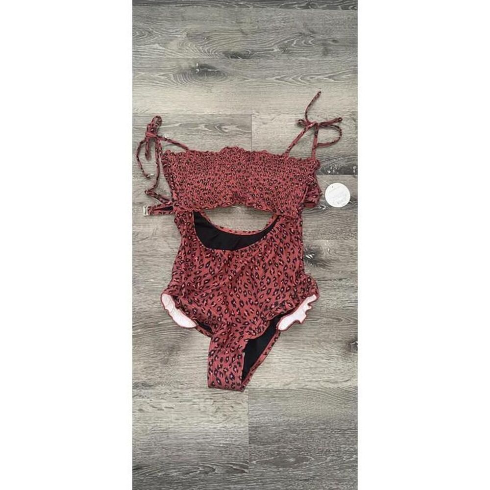 Decree Leopard‎ Print Bikini Set L